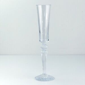 Baccarat Mille Nuits Flutissimo  Crystal Champagne Glass Signed clear